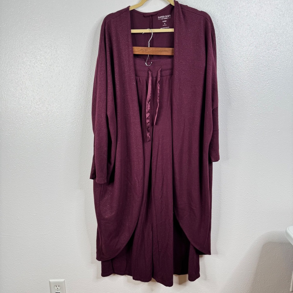 Torrid Shimmer Sleep Pants and Duster Size Large/1X